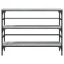 Sonoma gray engineered wood console table 100x32x75 cm by , Side tables - Ref: Foro24-839051, Price: 62,71 €, Discount: %
