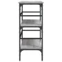 Sonoma gray engineered wood console table 100x32x75 cm by , Side tables - Ref: Foro24-839051, Price: 62,71 €, Discount: %