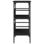 Black engineered wood console table 75x32x75 cm by , Side tables - Ref: Foro24-839053, Price: 50,81 €, Discount: %
