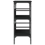 Mesa consola madera de ingeniería negra 75x32x75 cm de , Mesas auxiliares - Ref: Foro24-839053, Precio: 51,39 €, Descuento: %