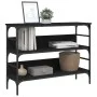 Schwarzer Konsolentisch aus Holzwerkstoff, 100 x 32 x 75 cm von , Seitentische - Ref: Foro24-839058, Preis: 66,47 €, Rabatt: %