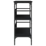 Black engineered wood console table 100x32x75 cm by , Side tables - Ref: Foro24-839058, Price: 67,31 €, Discount: %