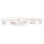 6-teiliges Gartenmöbelset aus weißen Holzpaletten von , Gartensets - Ref: Foro24-277403, Preis: 591,84 €, Rabatt: %