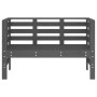 Banco de jardín madera maciza de pino gris 111,5x53x71 cm de , Bancos de jardín - Ref: Foro24-825137, Precio: 106,44 €