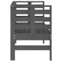 Gartenbank aus massivem, grauem Kiefernholz, 111,5 x 53 x 71 cm von , Gartenbänke - Ref: Foro24-825137, Preis: 105,15 €, Raba...