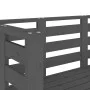 Gartenbank aus massivem, grauem Kiefernholz, 111,5 x 53 x 71 cm von , Gartenbänke - Ref: Foro24-825137, Preis: 105,15 €, Raba...