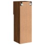TV cabinets with LED lights 2 pcs oak brown 30.5x30x90 cm by , TV Furniture - Ref: Foro24-837014, Price: 97,07 €, Discount: %