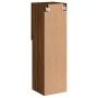 Muebles de TV con luces LED 2 uds marrón roble 30,5x30x102 cm de , Muebles TV - Ref: Foro24-837028, Precio: 99,57 €, Descuent...