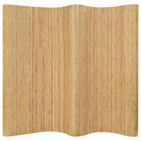 Biombo divisor de bambú natural 250x165 cm de vidaXL, Divisores de ambientes - Ref: Foro24-247197, Precio: 74,12 €, Descuento: %