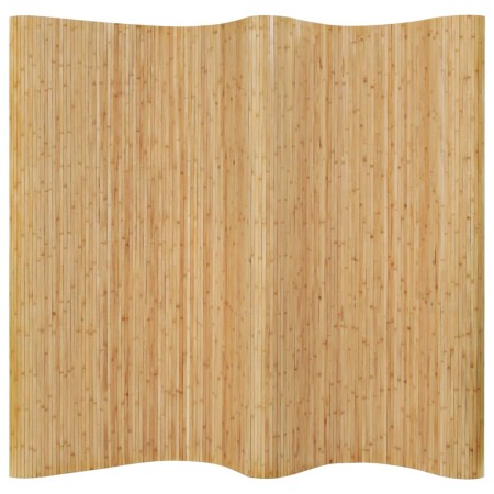 Biombo divisor de bambú natural 250x165 cm de vidaXL, Divisores de ambientes - Ref: Foro24-247197, Precio: 74,12 €, Descuento: %