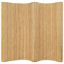 Biombo divisor de bambú natural 250x165 cm de vidaXL, Divisores de ambientes - Ref: Foro24-247197, Precio: 74,12 €, Descuento: %