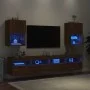 TV-Schränke mit LED-Leuchten 2 Stück Eiche 40,5x30x60 cm von , TV-Möbel - Ref: Foro24-837042, Preis: 76,96 €, Rabatt: %