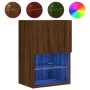 TV-Schränke mit LED-Leuchten 2 Stück Eiche 40,5x30x60 cm von , TV-Möbel - Ref: Foro24-837042, Preis: 76,96 €, Rabatt: %