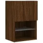 TV-Schränke mit LED-Leuchten 2 Stück Eiche 40,5x30x60 cm von , TV-Möbel - Ref: Foro24-837042, Preis: 76,96 €, Rabatt: %