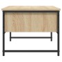 Mesa de centro madera de ingeniería roble Sonoma 101x49x39,5 cm de , Mesas de centro - Ref: Foro24-837738, Precio: 68,46 €, D...