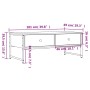 Mesa de centro madera de ingeniería roble Sonoma 101x49x39,5 cm de , Mesas de centro - Ref: Foro24-837738, Precio: 68,46 €, D...