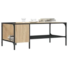 Mitteltisch aus Holzwerkstoff, Sonoma-Eiche, 100 x 51 x 40 cm von , Couchtisch - Ref: Foro24-837733, Preis: 40,00 €, Rabatt: %
