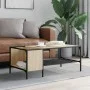 Mitteltisch aus Holzwerkstoff, Sonoma-Eiche, 100 x 51 x 40 cm von , Couchtisch - Ref: Foro24-837733, Preis: 39,77 €, Rabatt: %