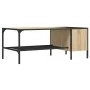 Mitteltisch aus Holzwerkstoff, Sonoma-Eiche, 100 x 51 x 40 cm von , Couchtisch - Ref: Foro24-837733, Preis: 39,77 €, Rabatt: %