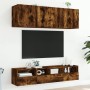 Wand-TV-Schränke, 5 Stück, Holzwerkstoff, geräucherte Eiche von , TV-Möbel - Ref: Foro24-3216515, Preis: 154,61 €, Rabatt: %