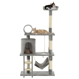 Cat scratching post with sisal post 140 cm gray by vidaXL, Cat furniture - Ref: Foro24-170583, Price: 84,06 €, Discount: %