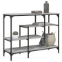 Console table with shelves gray Sonoma 100x35x75 cm by , Side tables - Ref: Foro24-837790, Price: 56,69 €, Discount: %