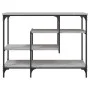 Console table with shelves gray Sonoma 100x35x75 cm by , Side tables - Ref: Foro24-837790, Price: 56,69 €, Discount: %