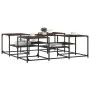 Mesa de centro madera de ingeniería roble ahumado 121x121x40 cm de , Mesas de centro - Ref: Foro24-839070, Precio: 69,65 €, D...