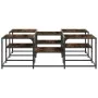 Mesa de centro madera de ingeniería roble ahumado 121x121x40 cm de , Mesas de centro - Ref: Foro24-839070, Precio: 69,65 €, D...