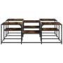 Smoked oak engineered wood coffee table 121x121x40 cm by , Coffee table - Ref: Foro24-839070, Price: 70,26 €, Discount: %