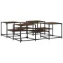 Mesa de centro madera de ingeniería roble ahumado 121x121x40 cm de , Mesas de centro - Ref: Foro24-839070, Precio: 69,65 €, D...