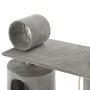 Katzenkratzbaum mit Sisalstamm 140 cm grau von vidaXL, Katzenmöbel - Ref: Foro24-170583, Preis: 79,23 €, Rabatt: %
