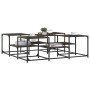 Brown oak engineered wood coffee table 121x121x40 cm by , Coffee table - Ref: Foro24-839072, Price: 72,50 €, Discount: %
