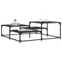Schwarzer Couchtisch aus Holzwerkstoff, 107 x 107 x 40 cm von , Couchtisch - Ref: Foro24-837752, Preis: 52,05 €, Rabatt: %