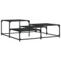 Black engineered wood coffee table 107x107x40 cm by , Coffee table - Ref: Foro24-837752, Price: 52,05 €, Discount: %