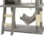 Rascador para gatos con poste de sisal 140 cm gris de vidaXL, Mobiliario para gatos - Ref: Foro24-170583, Precio: 76,36 €, De...