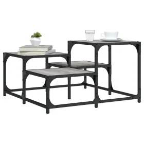 Sonoma gray engineered wood coffee table 68x68x40 cm by , Coffee table - Ref: Foro24-837750, Price: 40,18 €, Discount: %
