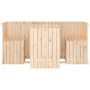 2-Sitzer-Balkon-Set aus massivem Kiefernholz von , Gartensets - Ref: Foro24-825058, Preis: 176,15 €, Rabatt: %