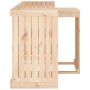 2-Sitzer-Balkon-Set aus massivem Kiefernholz von , Gartensets - Ref: Foro24-825058, Preis: 176,15 €, Rabatt: %
