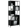 Black engineered wood shelf 72x28x172 cm by , Bookcases and shelves - Ref: Foro24-3213652, Price: 97,50 €, Discount: %