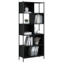 Schwarzes Holzwerkstoffregal 72x28x172 cm von , Bücherregale und Regale - Ref: Foro24-3213652, Preis: 98,70 €, Rabatt: %