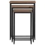 Stapelbare Couchtische 3 Einheiten aus massivem Teakholz von , Couchtisch - Ref: Foro24-358534, Preis: 115,18 €, Rabatt: %