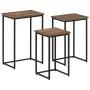 Stapelbare Couchtische 3 Einheiten aus massivem Teakholz von , Couchtisch - Ref: Foro24-358534, Preis: 115,18 €, Rabatt: %