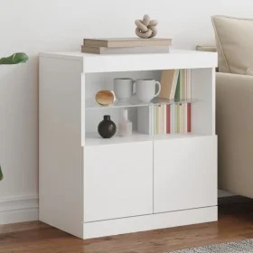 Sideboard with white LED lights 60x37x67 cm by , Sideboards - Ref: Foro24-836651, Price: 81,05 €, Discount: %