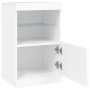 Sideboard mit weißen LED-Leuchten 41x37x67 cm von , Sideboards - Ref: Foro24-836679, Preis: 59,65 €, Rabatt: %