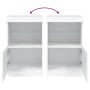 Sideboard mit weißen LED-Leuchten 41x37x67 cm von , Sideboards - Ref: Foro24-836679, Preis: 59,65 €, Rabatt: %