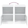 Sideboard with white LED lights 41x37x67 cm by , Sideboards - Ref: Foro24-836679, Price: 57,97 €, Discount: %