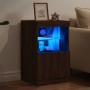 Sideboard mit LED-Leuchten, braune Eiche, 41 x 37 x 67 cm von , Sideboards - Ref: Foro24-836685, Preis: 57,62 €, Rabatt: %