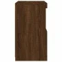 Sideboard with LED lights brown oak 41x37x67 cm by , Sideboards - Ref: Foro24-836685, Price: 56,30 €, Discount: %