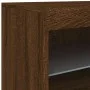 Sideboard with LED lights brown oak 41x37x67 cm by , Sideboards - Ref: Foro24-836685, Price: 56,30 €, Discount: %